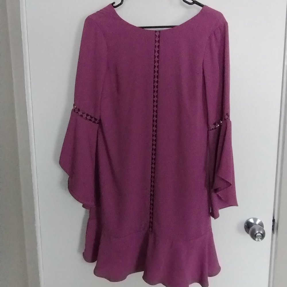 White House Black Market Purple Dress Size 4